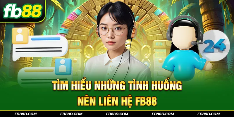 Tìm hiểu những tình huống nên liên hệ FB88